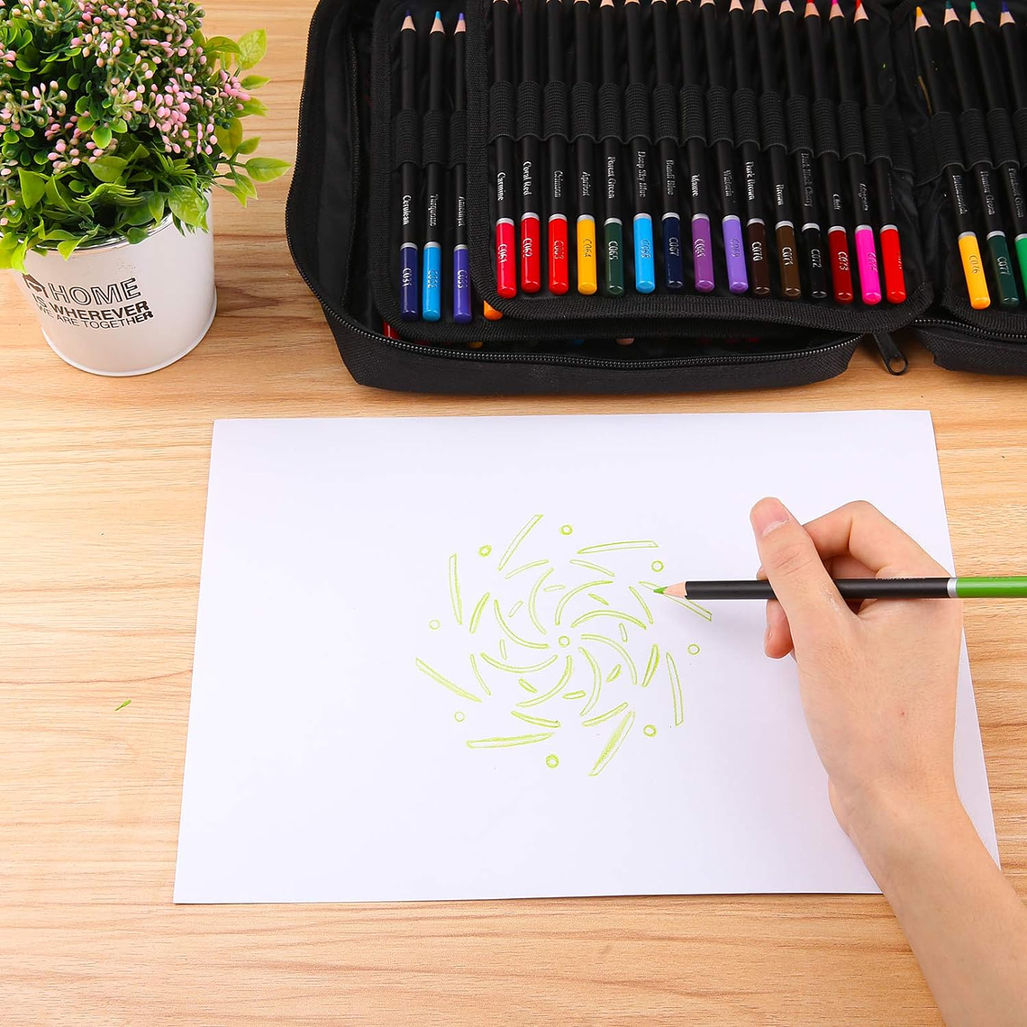 Set 120 Lapices De Colores Arte Profesional Sketch Estuche 4