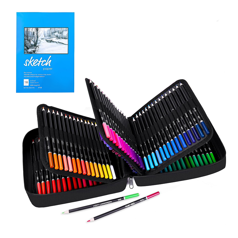 Set 120 Lapices De Colores Arte Profesional Sketch Estuche 1