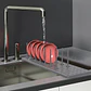 Estante Ajustable Drenaje Cocina Tipo De Cajón Organizador - Miniatura 3