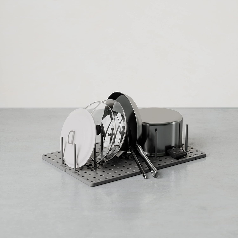 Set De 2 Estante Ajustable De Drenaje Cocina Tipo De Cajón 3