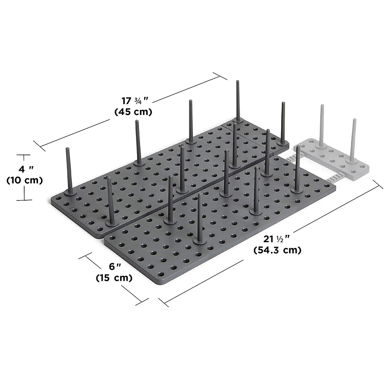 Set De 2 Estante Ajustable De Drenaje Cocina Tipo De Cajón 6