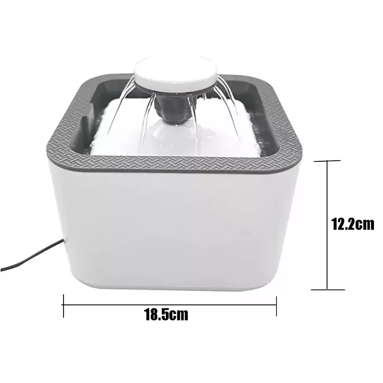 Fuente De Agua Bebedero Para Gatos Y Perros De 2.5 Litros 5