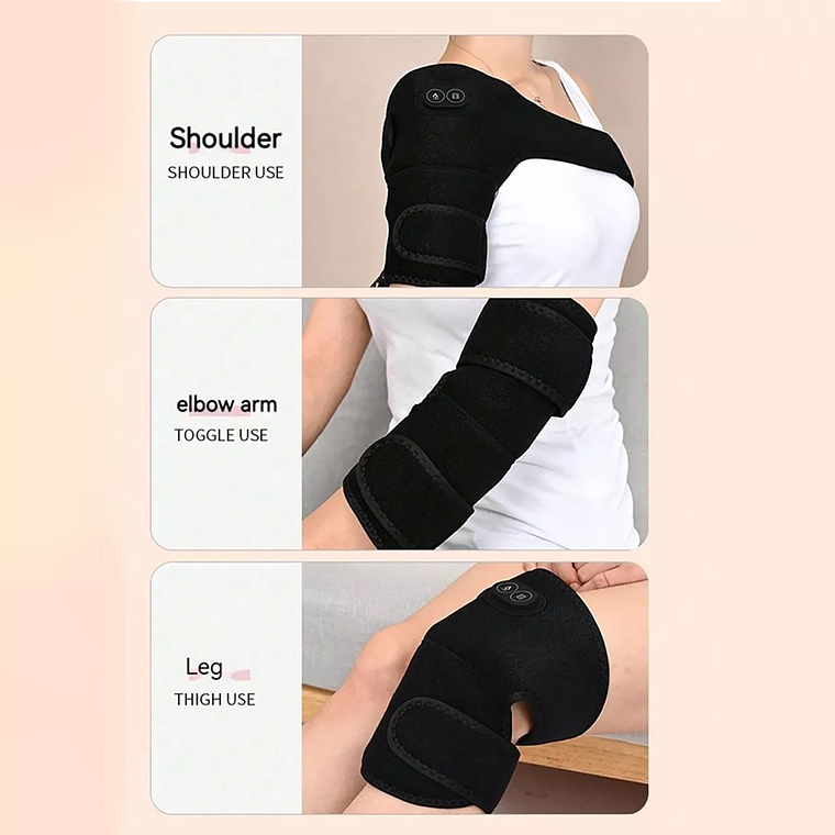 Hombrera Soporte De Hombro Calefacción Compresión Vibrador 3