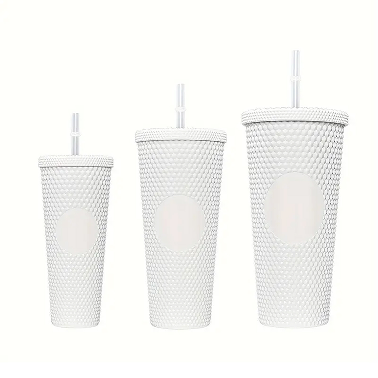 Pack De 3 Vasos Tumbler Tipo Starbucks Con Bombilla Y Tapa 3