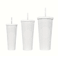 Pack De 3 Vasos Tumbler Tipo Starbucks Con Bombilla Y Tapa - Miniatura 3