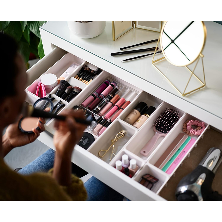 Organizador De Maquillaje Para Cajon 12 Piezas Desmontables 3
