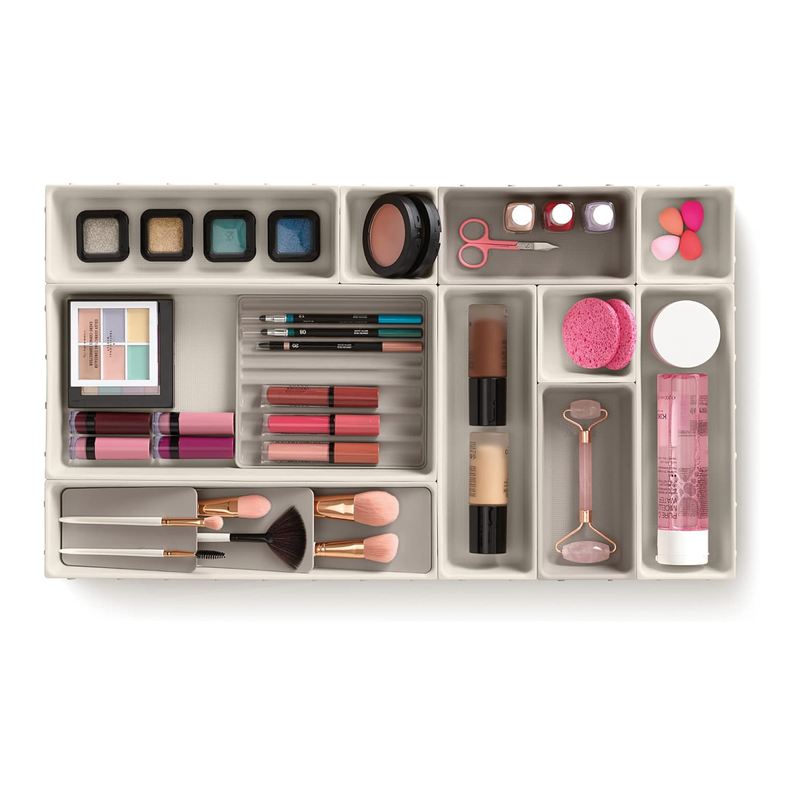 Organizador De Maquillaje Para Cajon 12 Piezas Desmontables 4