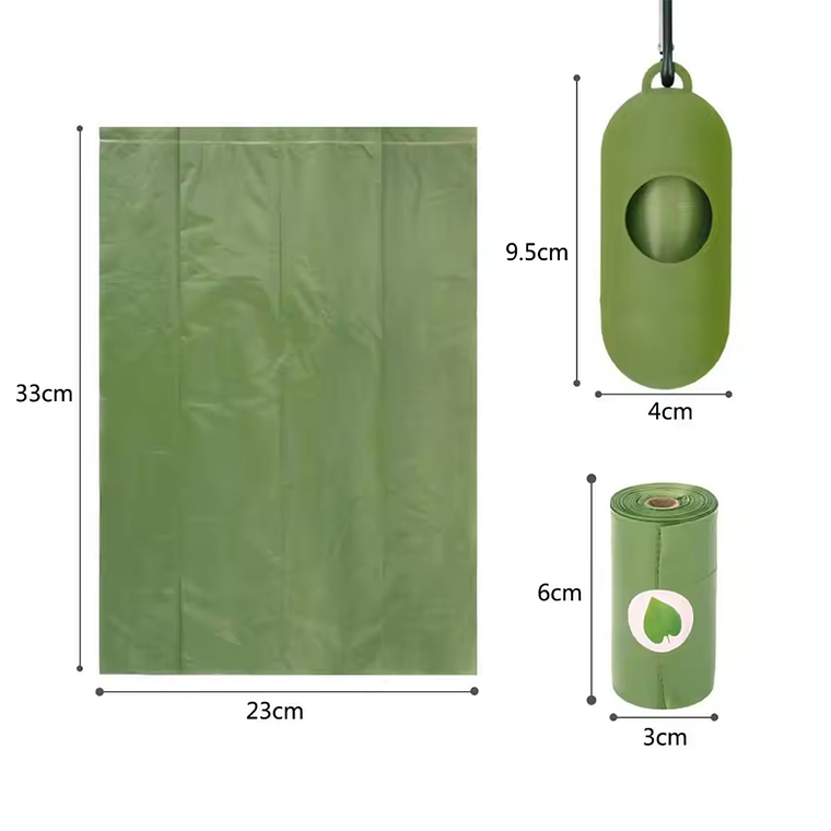 Bolsas Ecologica Desecho De Mascotas 16 Rollos De 15 Bolsas 5