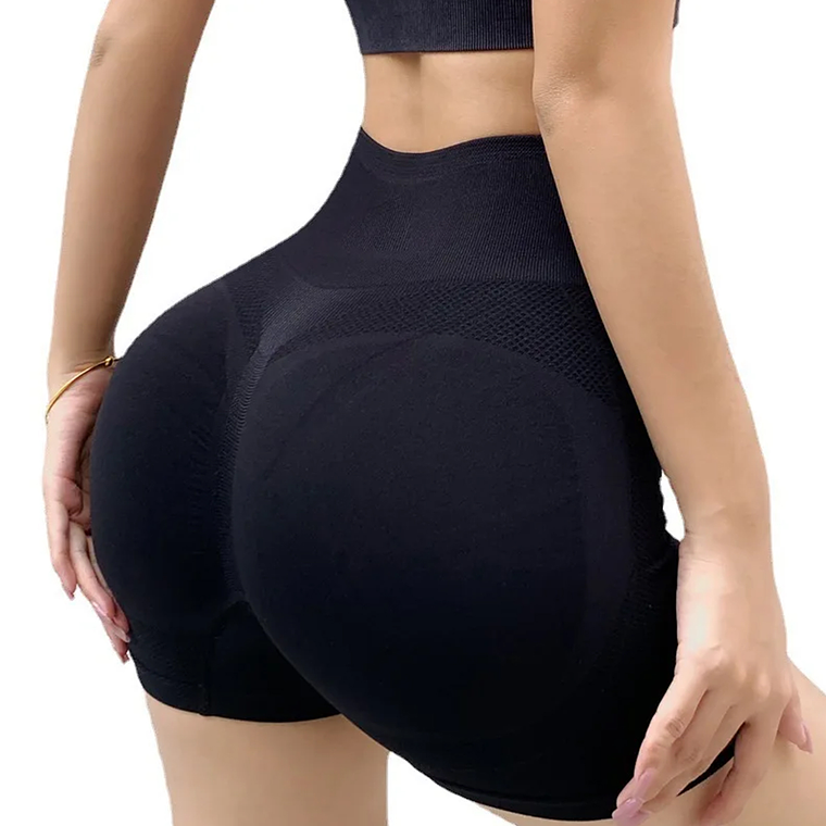 Calza Short Modeladora Push Up Sin Costura Levanta Cola 2