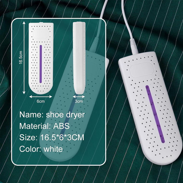 Secador De Zapatos Usb Con Esterilización Ultravioleta 3