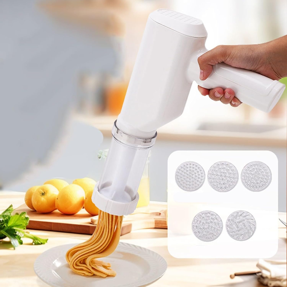 Máquina De Pasta Recargable Para Hacer Fideos Eléctrica 2