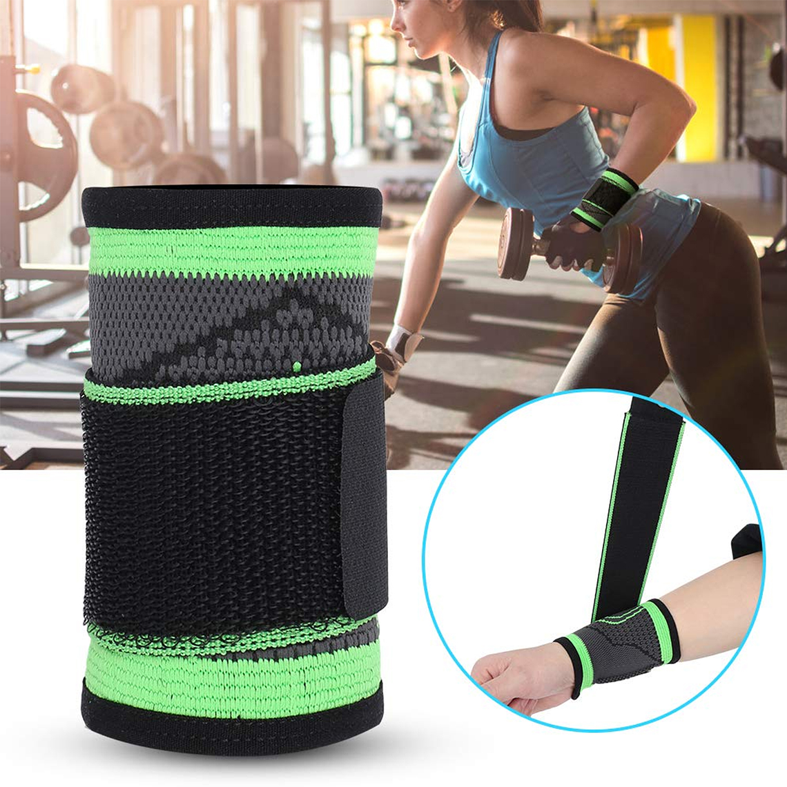 Muñequera Ortopédica Muñequera Tunel Carpiano Pesas Ciclismo 2