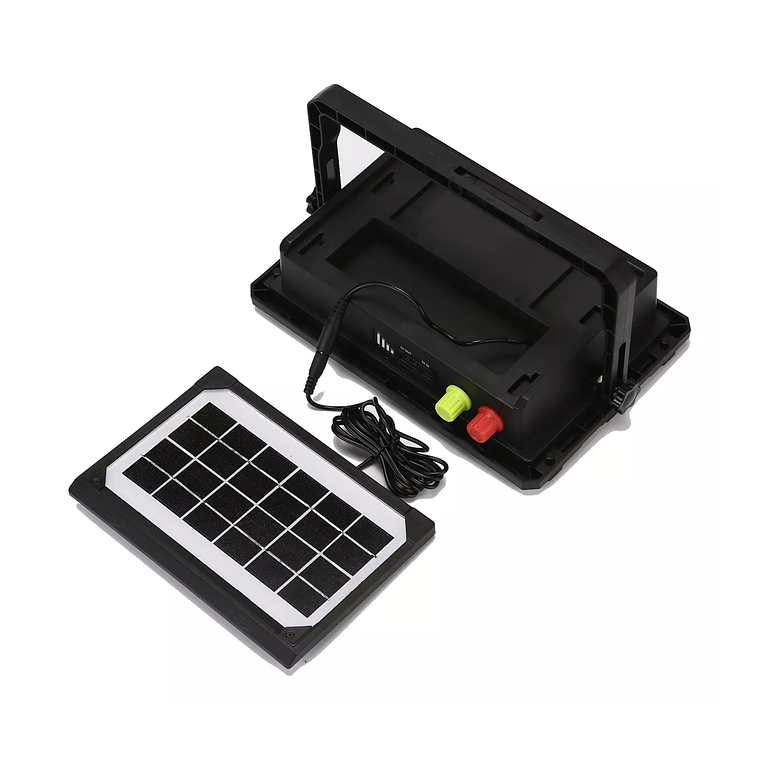 Proyector Reflector Led Con Panel Solar Desmontable 300w 3