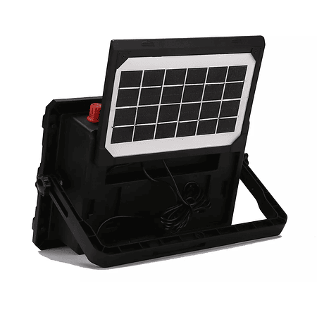 Proyector Reflector Led Con Panel Solar Desmontable 300w