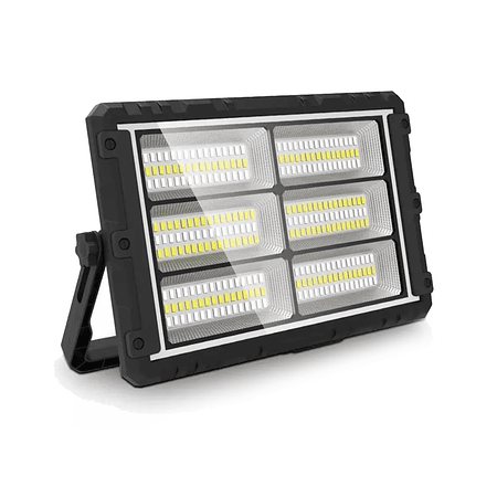 Proyector Reflector Led Con Panel Solar Desmontable 300w