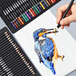 Set 72 Lapices Colores Premium Arte Profesional Caja Metal - Miniatura 5