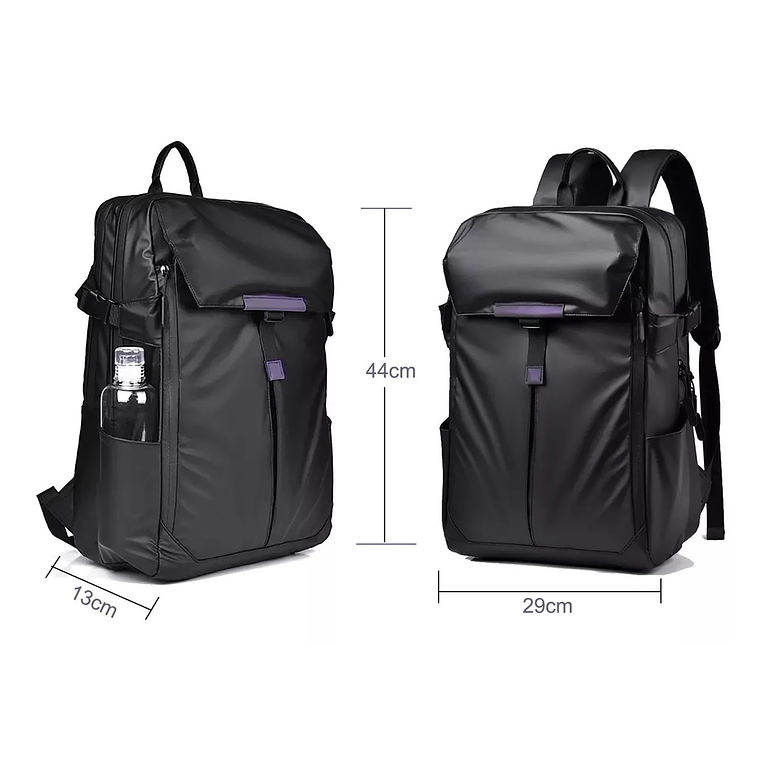 Mochila Para Viaje, Notebook, Expandible Para Balón Y Casco 7