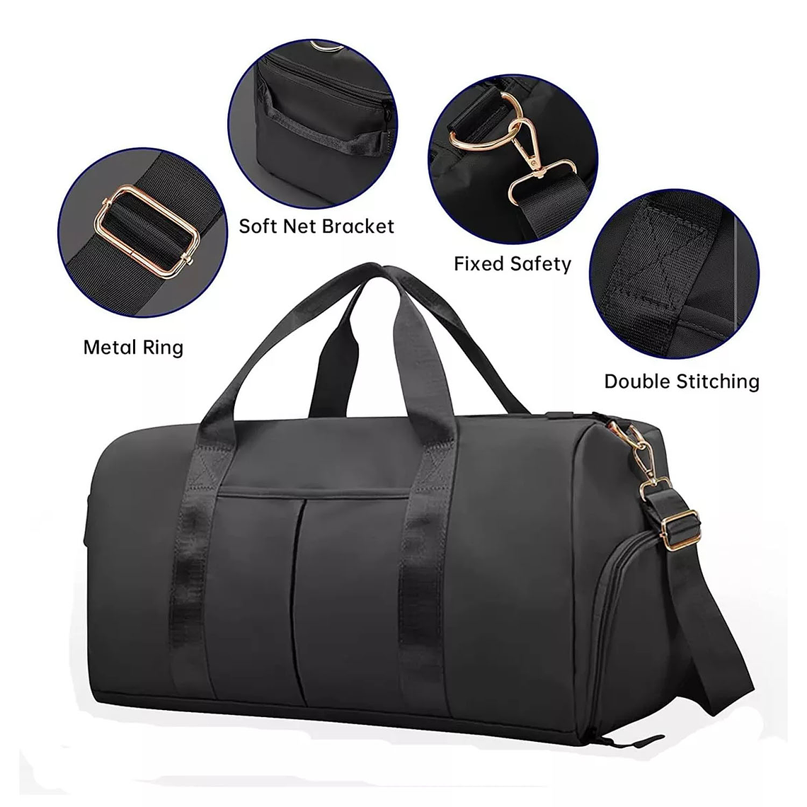 Bolsa Deportiva Gran Capacidad Para Gym, Viajes Impermeable 3