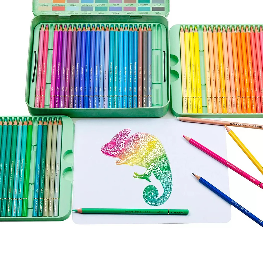 Set 72 Lápices Colores Macaron, Dibujo Arte Caja Metálica