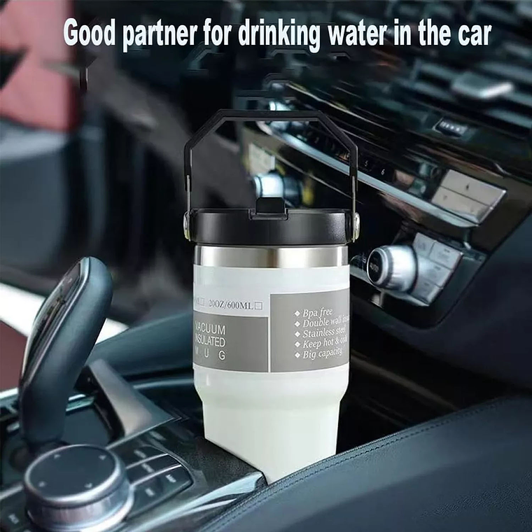 Mug Vaso Termo Mug Para Cafe Agua 600ml Inoxidable 4