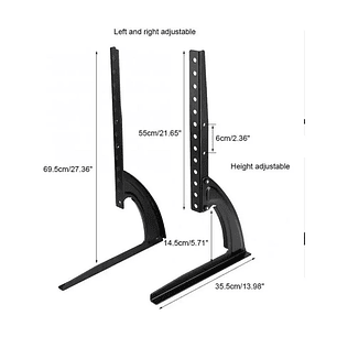 Soporte Base Tv Sobre Mesa Universal De 37 A 75 PuLG