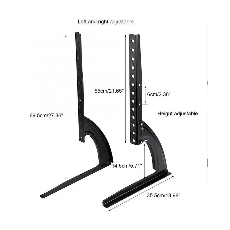 Soporte Base Tv Sobre Mesa Universal De 37 A 75 PuLG 2