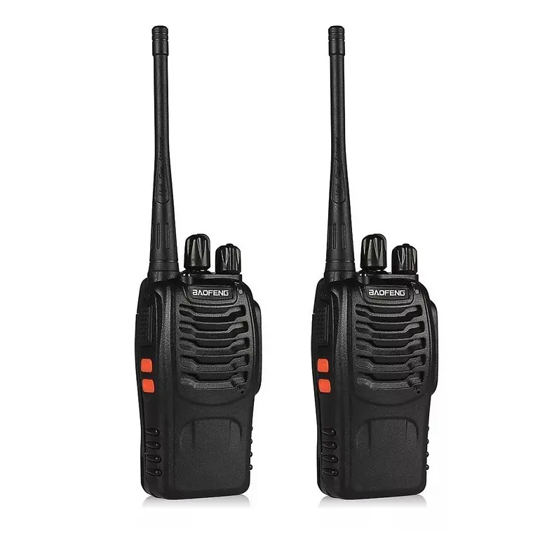 Pack 2 Radio Transmisor Walkie Talkie Bf-888s Manos Libres 3