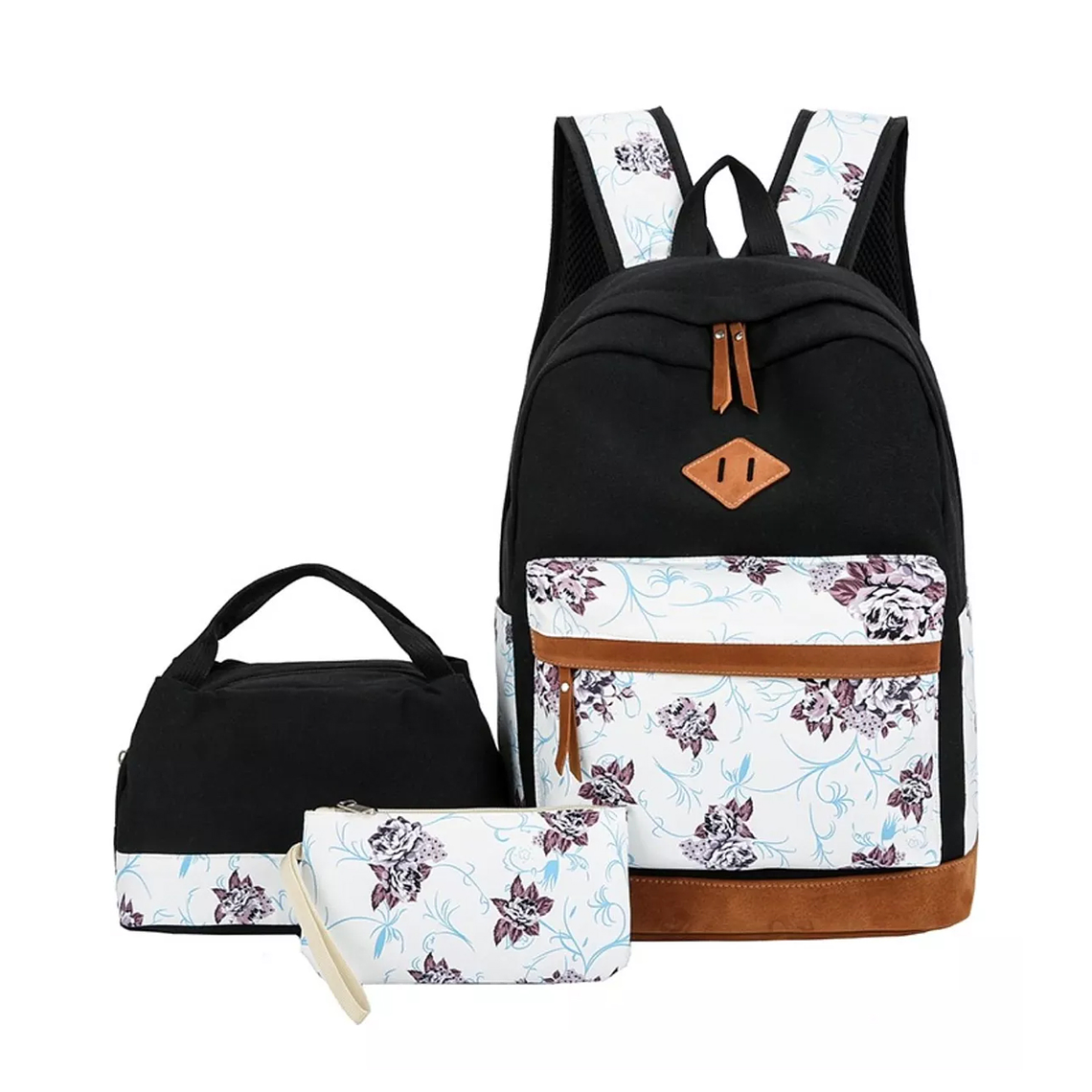 Kit Mochila Moda Casual Bolso Casual Para Mujer, 3 Piezas 2