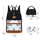 Kit Mochila Moda Casual Bolso Casual Para Mujer, 3 Piezas - Miniatura 7