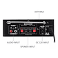 Amplificador Bluetooth 12v/220v Usb Fm Sd Card Karaoke Mp3 - Miniatura 2