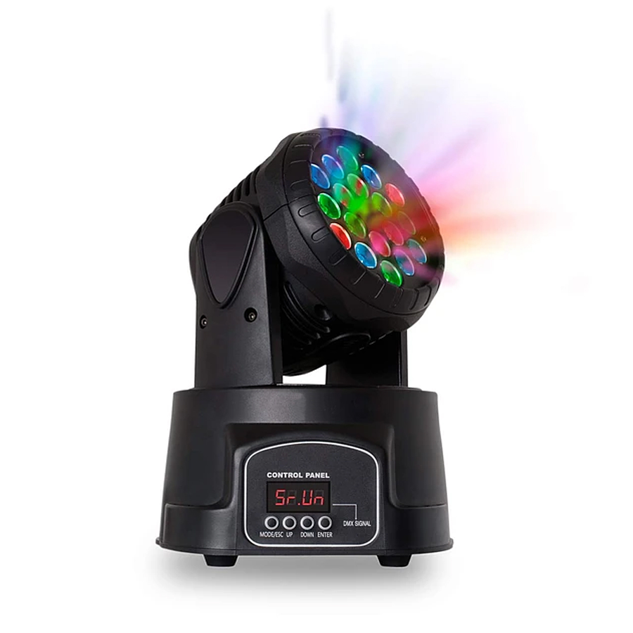 Luz Cabeza Móvil Robótico 18x3w Led Rgb Fiesta Disco