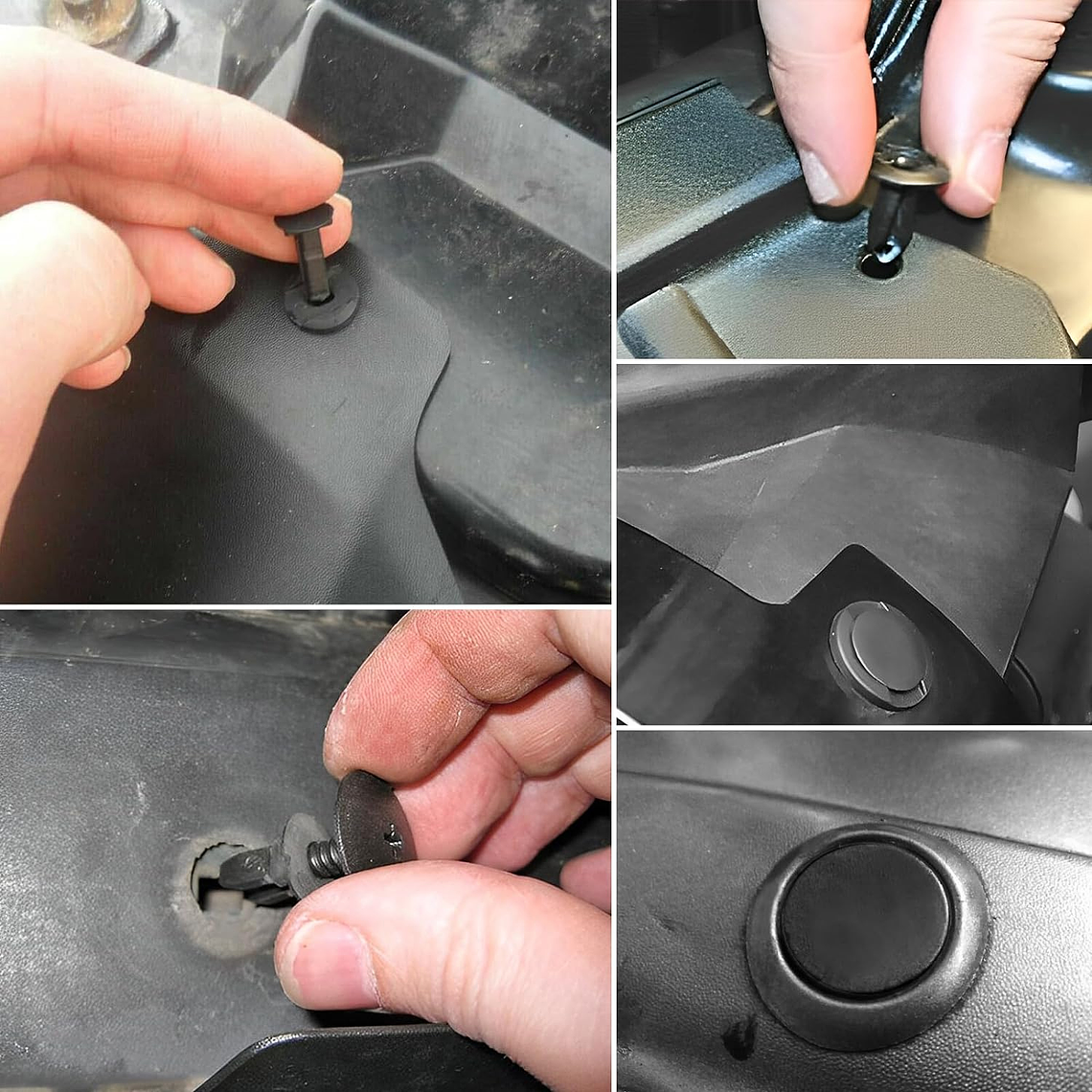 Clip Broche Automotriz Reparación 100 Pzs Mas Herramientas 4