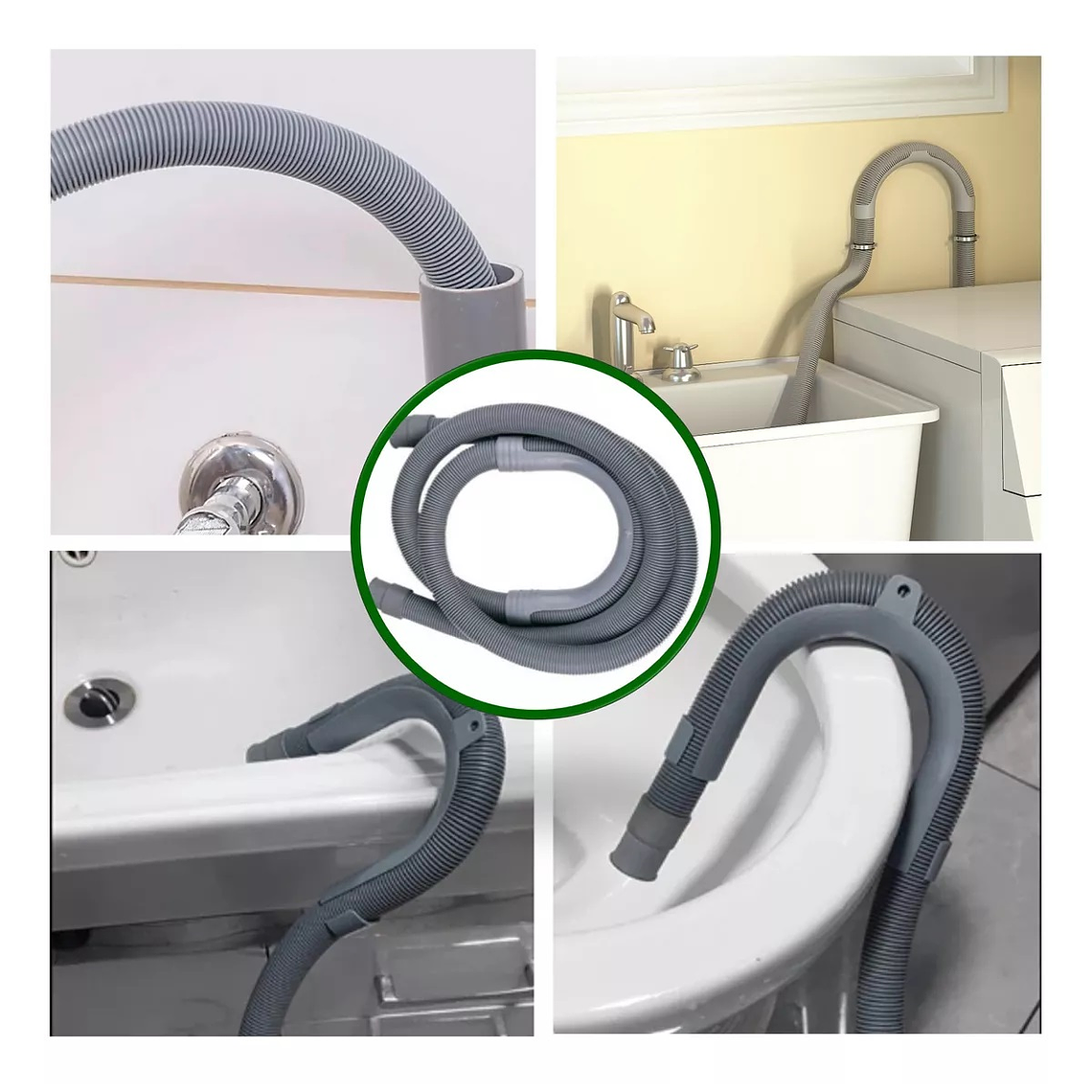 Manguera Para Lavadora De Desague Descarga 3 Mts Universal 2