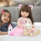 Muñeca Reborn Bebé Realista De Silicona Lavable 55cm - Miniatura 2