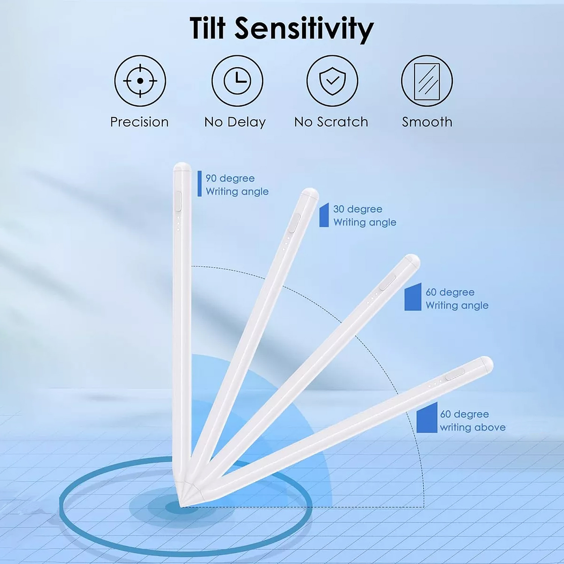 Lápiz Táctil Puntero Para Tablet iPad iPhone Android ios 4