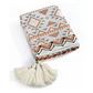 Manta Decorativa Tejida Para Sillon Piecera Cama Bohemia - Miniatura 1