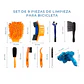 Limpieza Bicicleta Kit 9 Piezas Cepillo Polvo +limpia Cadena - Miniatura 5