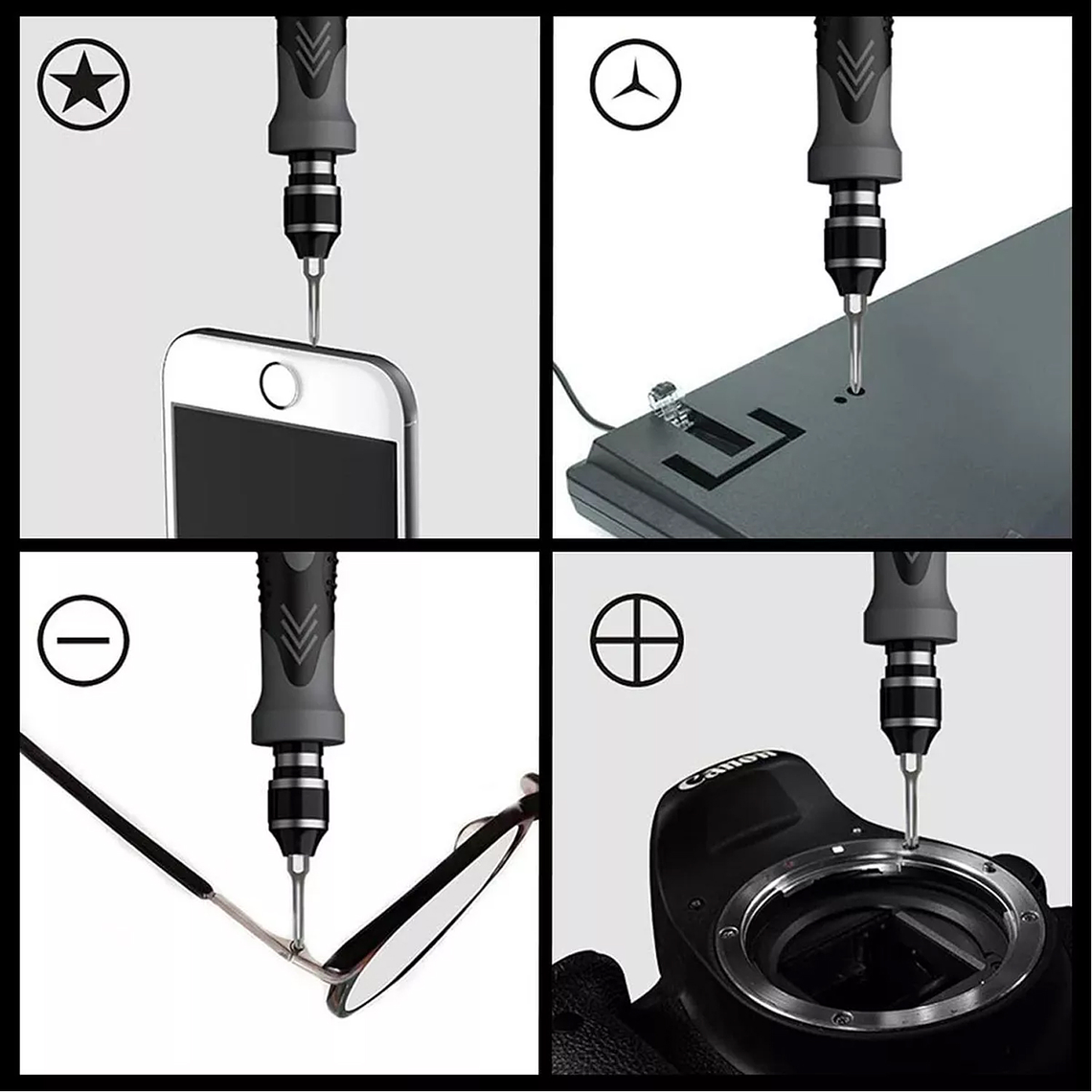 Set Destornillador De Precision Juego 145 Piezas 3