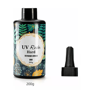 Resina Uv 200g Crystal De Secado Rapido