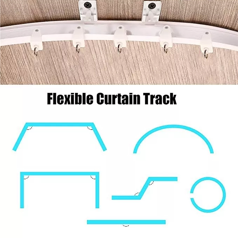 Riel Para Cortina De Techo Riel De Techo Soporte 5mts 2