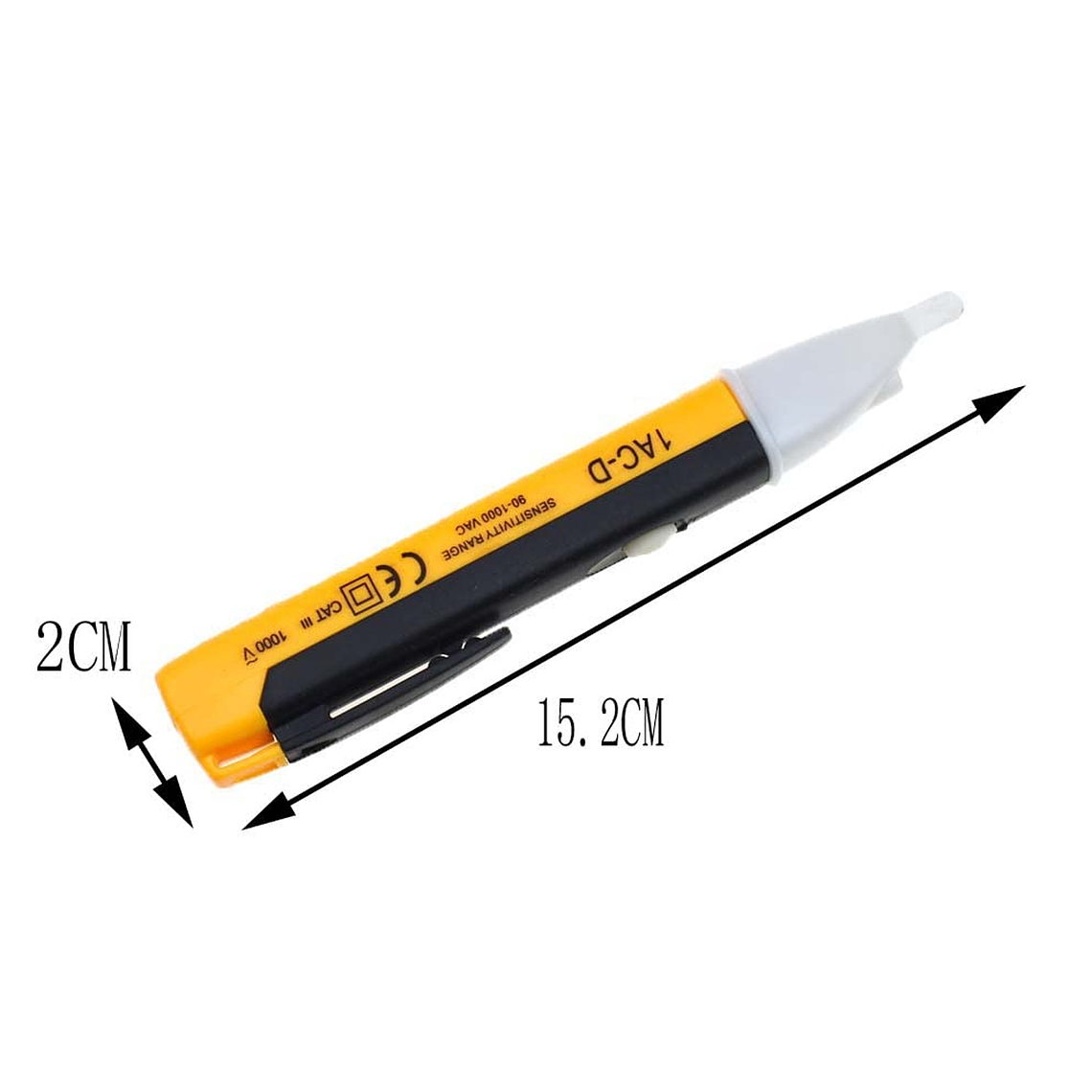 Tester Detector Probador Voltaje Sin Contacto 90-1000 Vac 2