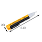 Tester Detector Probador Voltaje Sin Contacto 90-1000 Vac - Miniatura 2