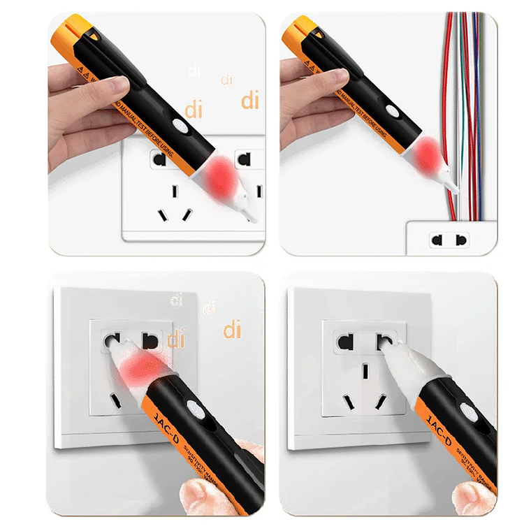 Tester Detector Probador Voltaje Sin Contacto 90-1000 Vac 4