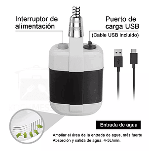 Ducha Portátil Para Camping Ducha Recargable Al Aire Libre