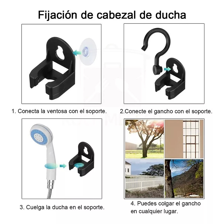 Ducha Portátil Para Camping Ducha Recargable Al Aire Libre 4