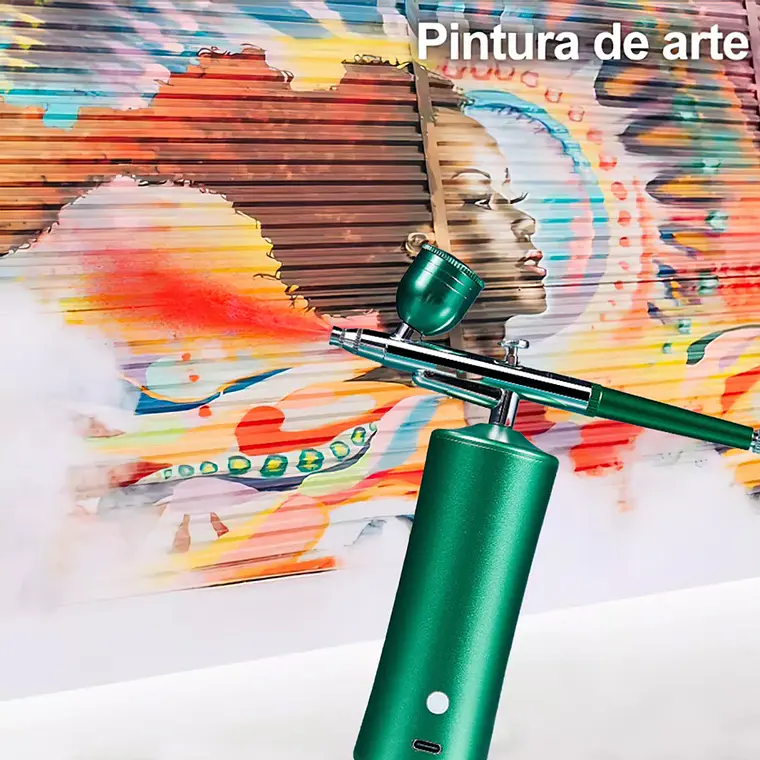 Kit De Aerógrafo Profesional Recargable Inalámbrico Portátil 3