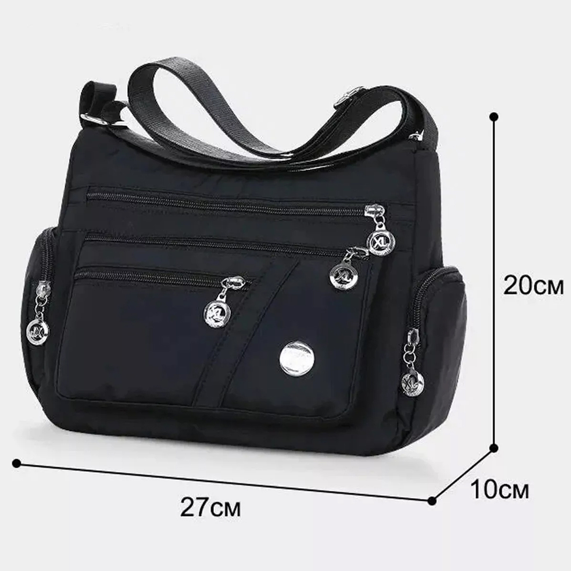 Bolsa Para Mujer Crossbody De Hombro Impermeable Antirrobo 5