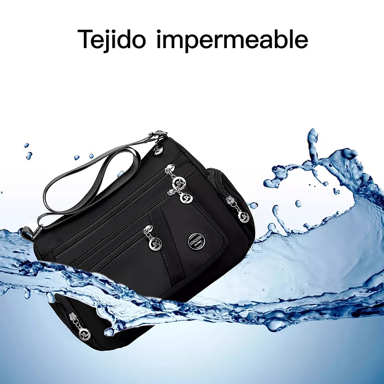 Bolsa Para Mujer Crossbody De Hombro Impermeable Antirrobo 3