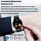 Smartwatch Genérica Zl02 Malla Negra De Silicona Y Bisel - Miniatura 2