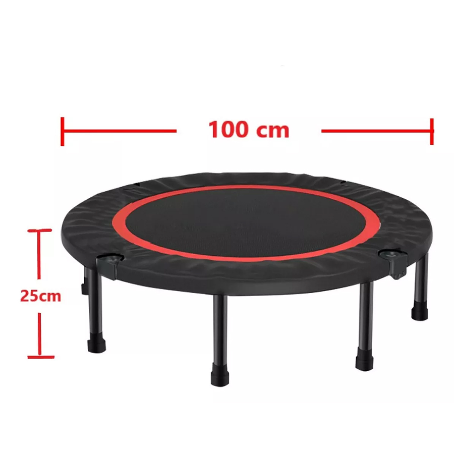 Trampolín Home Fitness Plegable 100cm Cama Elástica Portátil